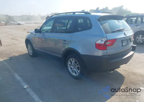 2004 BMW X3 2.5I из США, поврежденный, VIN WBXPA73454WC36963